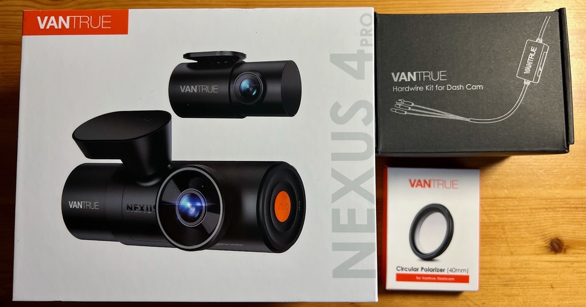 VANTRUE NEXUS 4 Pro ドライブレコーダー VANTRUE NEXUS 4 PRO. | K's Garage Works